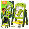 LEAN TOYS Obojstranná magnetická suchá vymazávacia tabuľa Dinosaur Green Príslušenstvo