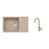 Alveus Set dřezu a baterie Intermezzo 130 + Tonia / 55 beige SETA025