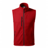 Vesta fleece unisex Malfini Exit - červená, XS