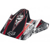 FOX V-1 PRINT RAZOR ČIERNY / ČERVENÝ VISOR (FOX V-1 PRINT RAZOR ČIERNY / ČERVENÝ VISOR)