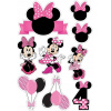 CUKROVÁ TLAČ Opłatek na Tort Cukrová hmota Minnie Mouse Sada 76 + MENO