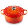 Le Creuset - Liatinový hrniec okrúhly s pokrievkou 24 cm/4,2l oranžový