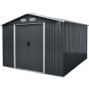 Domček Strend Pro, záhradný, plech, antracit, 301x303x214 cm