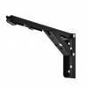 Sklopný držák police 340mm - černý [1pár] (PLS34C)