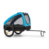 KLARFIT Husky, príves na bicykel pre psov, cca 250L, 600D, Oxfortdské plátno, modrý (BCT1-Husky-BLU)