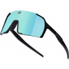 brýle FORCE GLARE černé, modré zrc. sklo