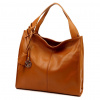 Gregorio 1725 DOLLARO hnedá dámska kožená kabelka 39 x 38 x 14 cm