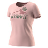 Dámske funkčné tričko Dynafit TRANSALPER GRAPHIC SHIRT - svetlo ružová L