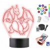 Stolová lampa Pokémon Charizard 16 LED plexido (Stolová lampa Pokémon Charizard 16 LED plexido)