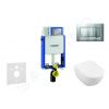 Geberit Kombifix Modul na závesné WC s tlačidlom Sigma30, matný chróm/chróm + Villeroy Boch - WC a doska, DirectFlush, SoftClose, CeramicPlus 110.302.00.5 NI7