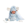 Llorens 73859 NEW BORN CHLAPČEK - realistická bábika bábätko s celovinylovým telom - 40 cm