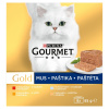 Gourmet Gold tuniak pečeň morka hovädzie 8 x 85 g