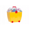 Lean Toys Veľký box na kolieskach so stavebnicou 280 ks