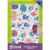 Třpytivé samolepky Stitch A5 8 archů