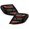 LED zadné svetlá Mercedes C W204 sedan -- rok výroby 2007-10 čierne/dymové