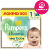 PAMPERS Plienky jednorázové Harmonie Baby veľ. 1, 180 ks, 2kg-5kg 8006540867808