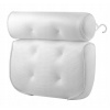 Vankúš - Aptel Agtel Ag32H 36 x 32 cm biely vankúš (Relaxačný vankúš Ag32H Spa Headrest do vane)