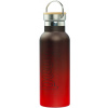 BAAGL Termofľaša s bambusovým viečkom Gradient červeno-čierna, 500 ml