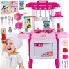 Majlo Toys Detská kuchynka so zvukmi a svetlom Interest Kitchen ružová
