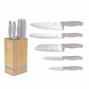 Berlingerhaus Bamboo so stojanom Taupe 6 ks