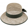 Fiebig - Headwear since 1903 Slamený klobúk so zelenou stuhou - Fiebig Veľkosť: 59 cm (L)