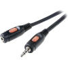 SpeaKa Professional SP-7870224 jack audio predlžovací kábel [1x jack zástrčka 3,5 mm - 1x jack zásuvka 3,5 mm] 2.50 m čierna; SP-7870224