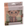The Wildies Family drevené mini puzzle Bear 12m+ Možnosť: Puzzle - Opica