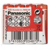 PANASONIC RED ZINC R6RZ/4P AA 1,5V , 00133624