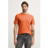 Bavlnené tričko United Colors of Benetton 3MI5J1AF7 oranžová S