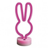 FOREVER LED neón Zajačik ružový