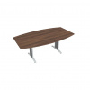 Hobis Rokovací stôl Flex, 200x75,5x110 cm, orech/kov