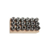 Klieštiny 1 ÷ 7 mm Fortis ER11/4008E v drevenom stojane (Sada 13 dielov)
