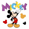 CUKROVÁ TLAČ jedlý obrázok na tortu Cukrová hmota Myšiak Mickey MICKEY + MENO 26