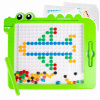 Vzdelávacia magnetická tabuľa Dinosaurus s puzzle a šablónami