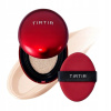 TIRTIR Mask Fit Red Cushion SPF 40 PA++ 15C Fair Porcelain Dlhotrvajúci make-up na tvár v hubke 18 g