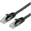 Value 21.99.1469 RJ45 sieťové káble, prepojovacie káble CAT 6A U/UTP 20.00 m čierna netienený 1 ks; 21.99.1469