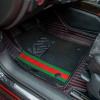 luxusné autokoberce dragonskin elite STRIPE LINE farba 2.vrstvy: Komfort - Čierno červená, farba 1.vrstvy: Stripe: Červená - červená