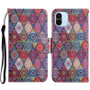 Peňaženkové 3D puzdro COLORED na Xiaomi Redmi A1 – Diamantový kaleidoskop