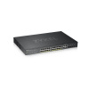 Zyxel GS1920-24HPV2 Riadený Gigabit Ethernet (10/100/1000) Podpora napájania cez Ethernet (PoE) Čierna (GS1920-24HPV2-EU0101F)