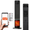 GOTEL Carruzzo Q20L Kúrenie ventilátorové, stĺpcové s imitáciou krbu - WIFI