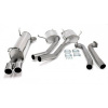 TATechnix Výfuk z nehrdzavejúcej ocele 2x80mm Opel Omega B Caravan (V94)