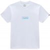 pánske tričko VANS CLASSIC EASY BOX TEE White/Malibu Blue XL