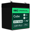 Green Cell AGM45 batéria do UPS Sealed Lead Acid (VRLA) 12 V 5,3 Ah (AGM45)