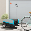 Vozík za bicykel, čierno modrý 45 kg, železo-ForU-94072