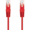 C-TECH CB-PP5-3R patch, Cat5e, UTP, 3m, červený