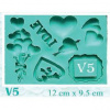 Silikónová forma srdce - Galias Moulds
