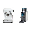 Ascaso Dream ONE, Cloud White + Rancilio Rocky Doserless