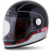 CASSIDA prilba FIBRE Jawa 23 black/silver/red - M