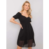 Čierne šifónové šaty 322-SK-1768.70P-black M