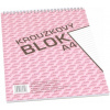 Bobo Retro blok A4 linkovaný kroužkový 50 listov